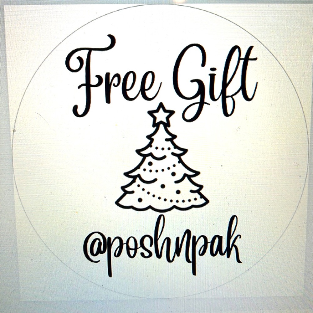 50 CUSTOM FREE GIFT STICKERS with your Closet name- Christmas Tree